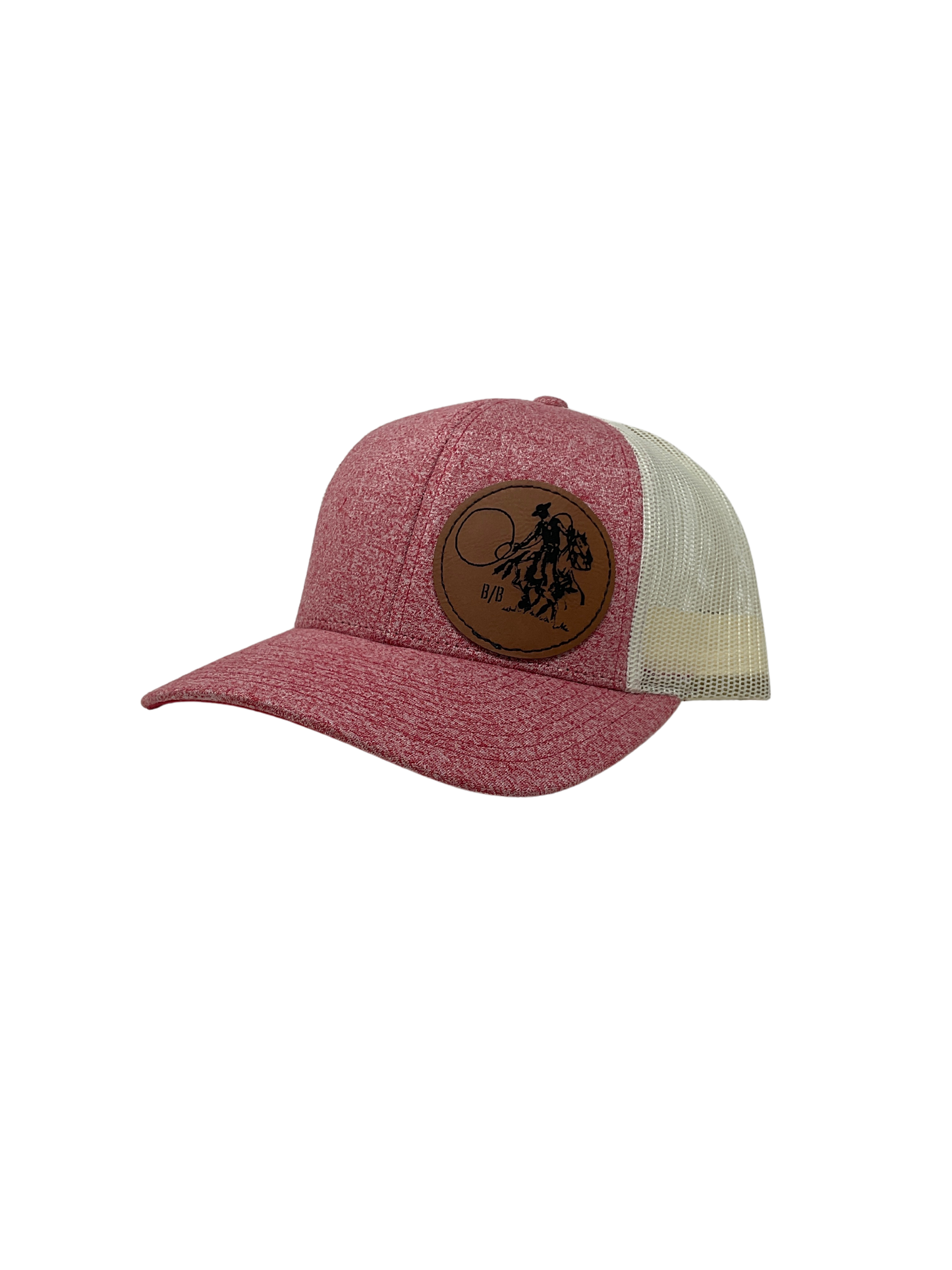 Leather Patch Buckaroo Cap