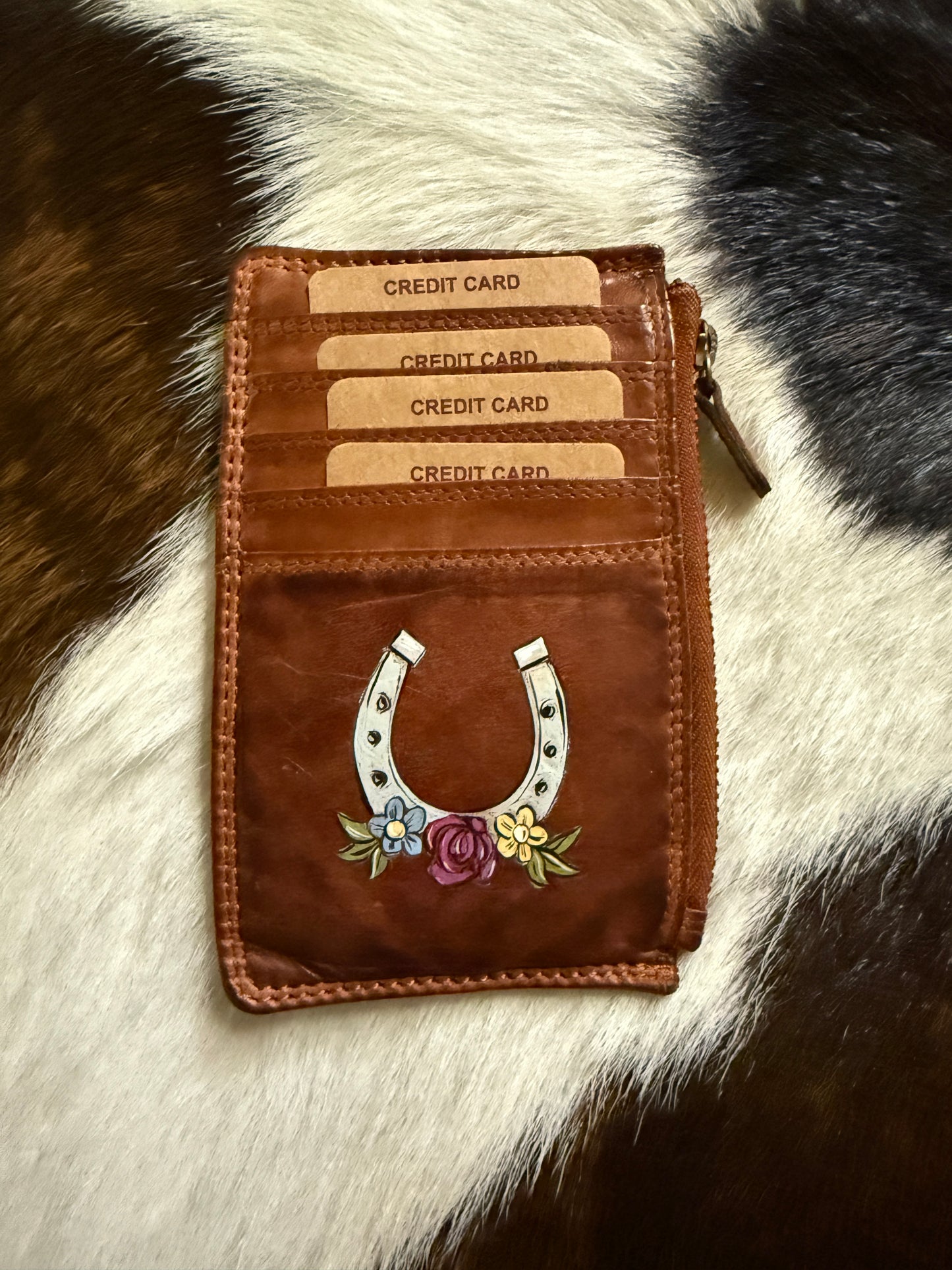 Hand Painted Card Wallets