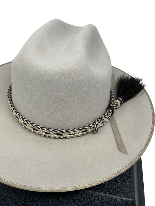 5 Strand Horsehair Hat Band w/Side Tassel