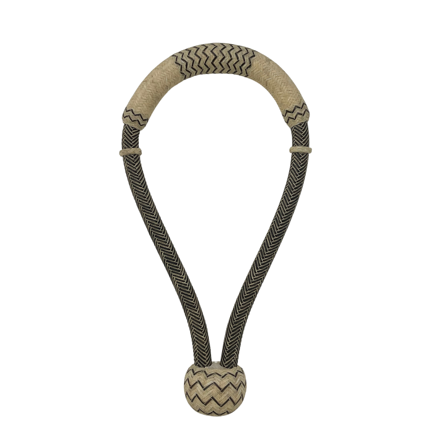 18 Plait Brown w/Accented Rawhide Bosal