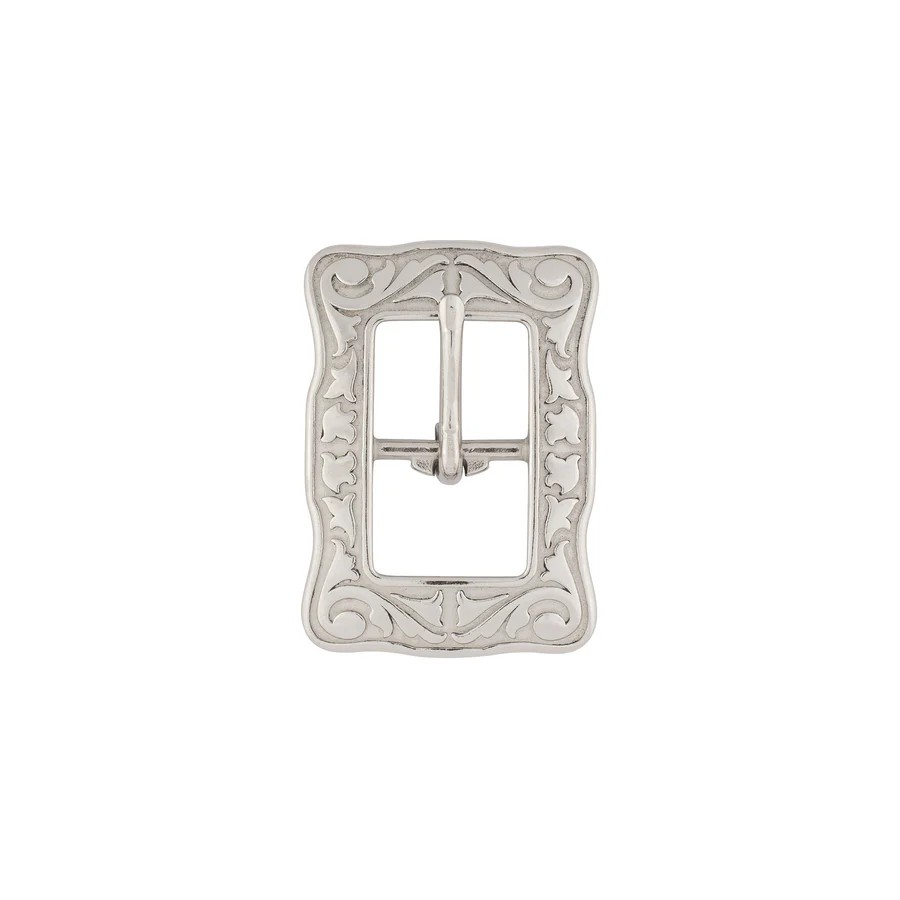 JWP Floral Center Bar Buckle