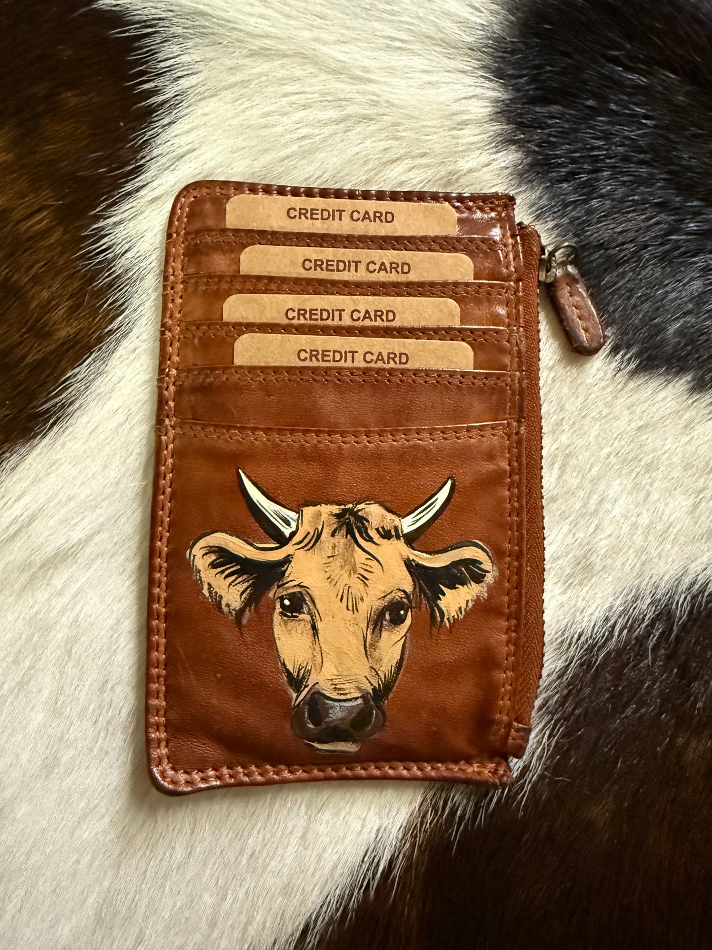 Hand Painted Card Wallets