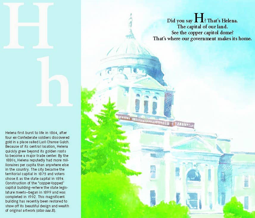 A MONTANA Alphabet picture book: B is for Big Sky Country