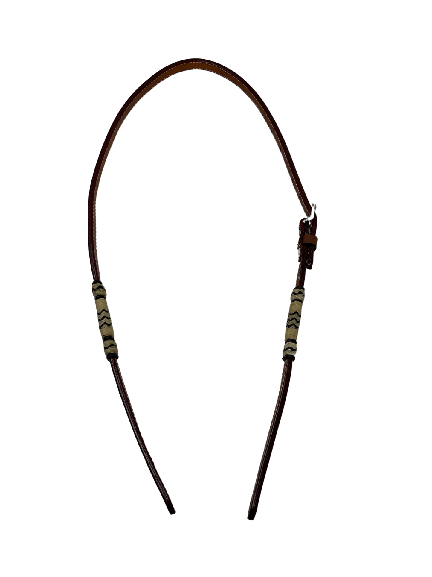 Leather Hanger w/Accented Rawhide