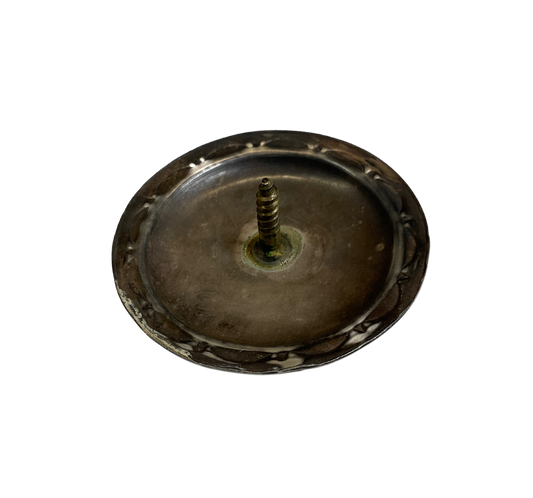 Vintage Sterling 3" Horn Cap w/Horse Head