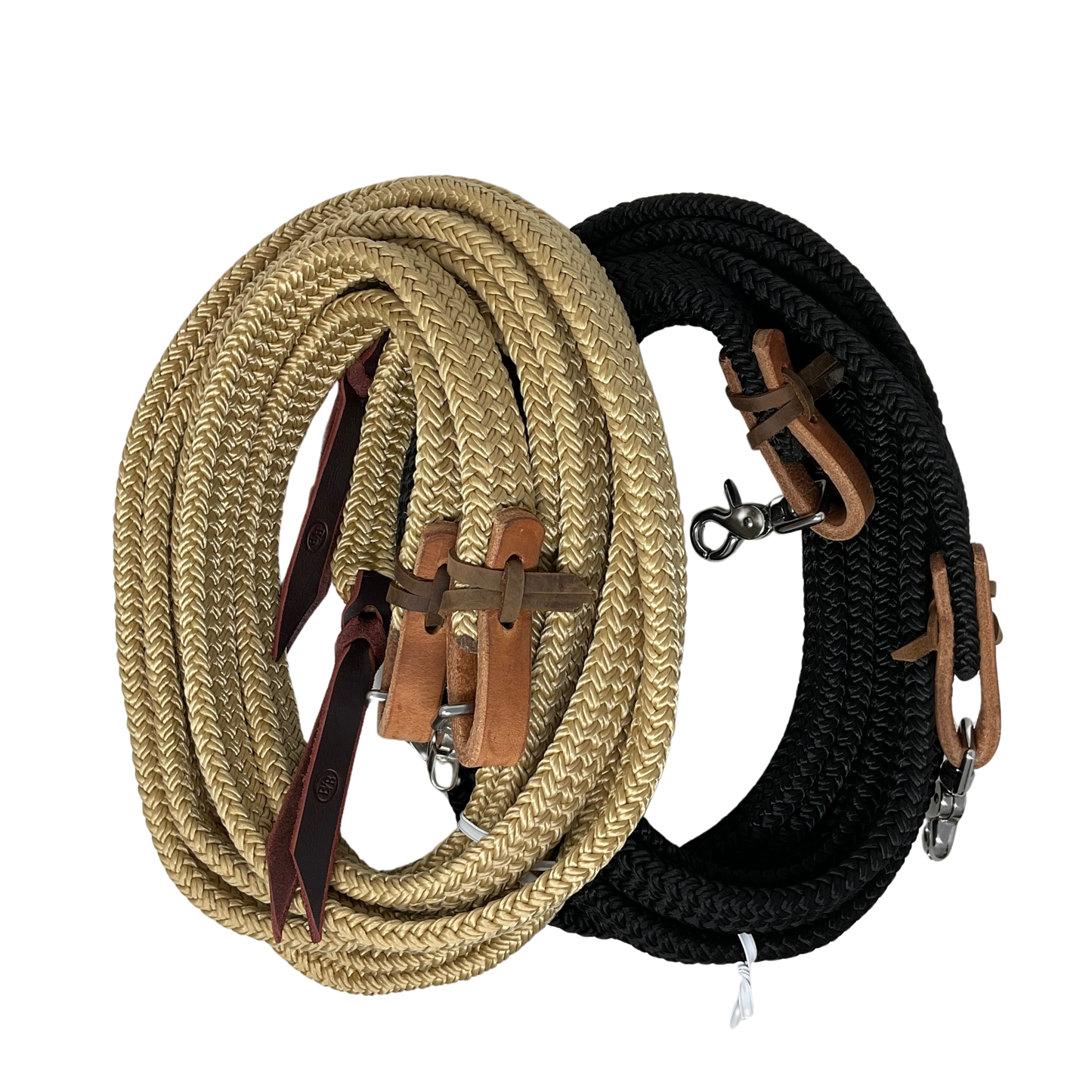 1" Flat Nylon Hollow Core Split Reins