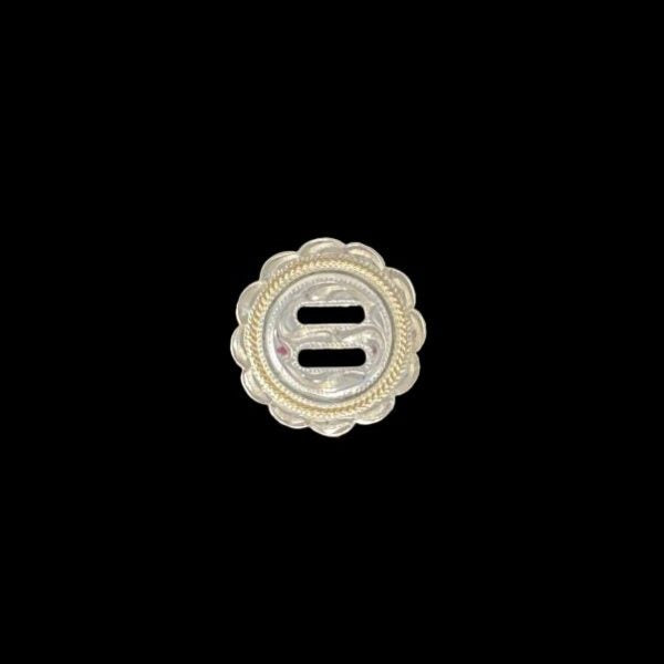 Colorado Gold Rope Slotted Concho