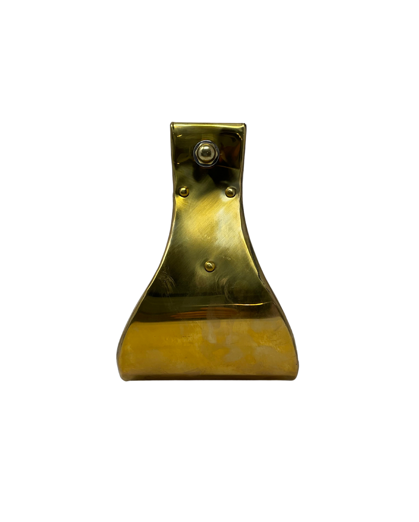 Wood Bell Stirrup w/Brass
