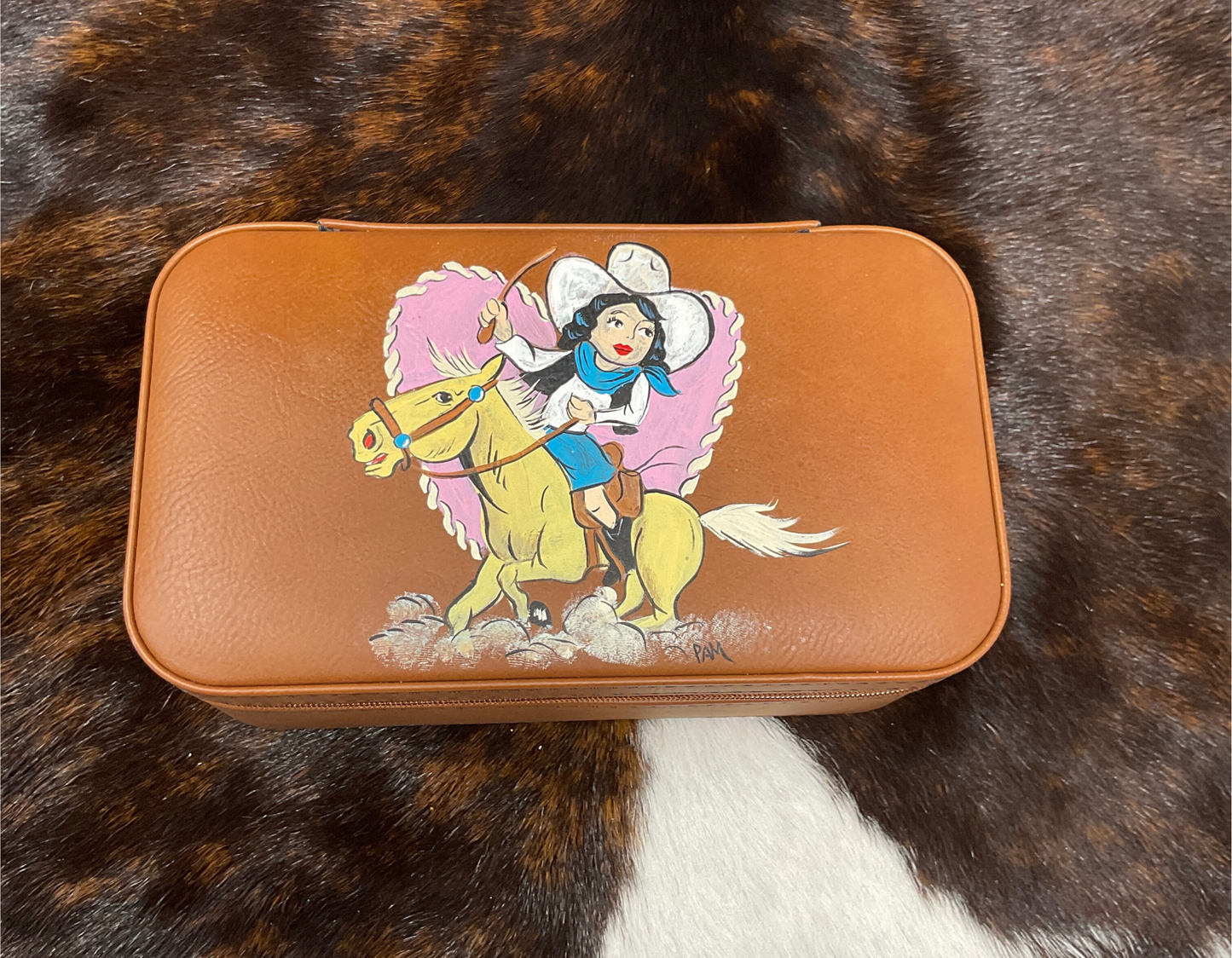 Hand Painted Jewelry Case & Travel Case