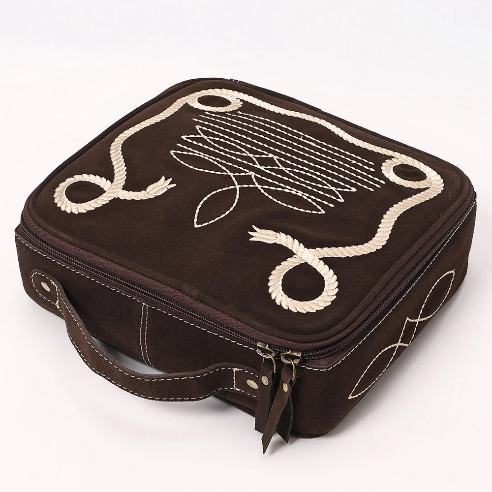 Large Boot Stitch Jewelry Case