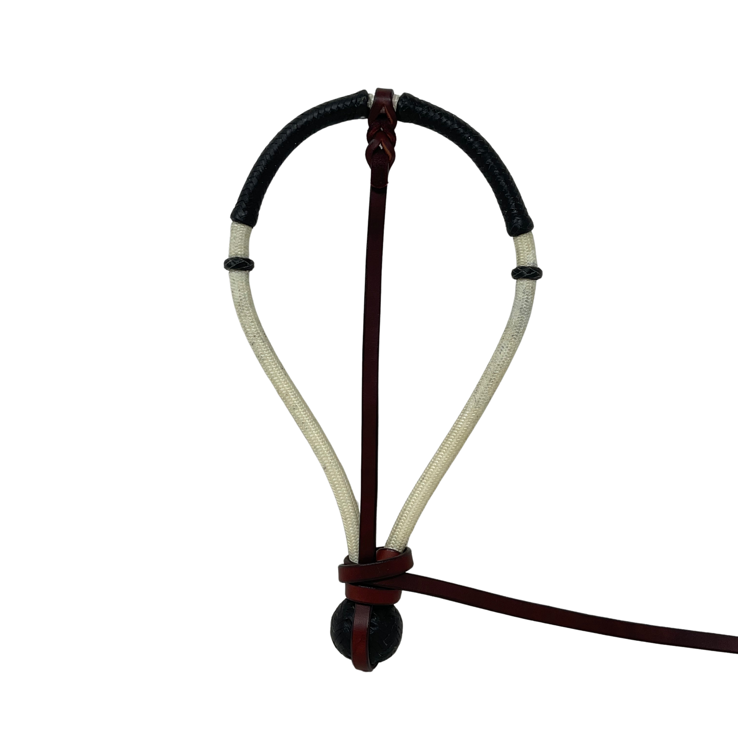 Braided Nylon w/Black RH Center Hung Bosalita