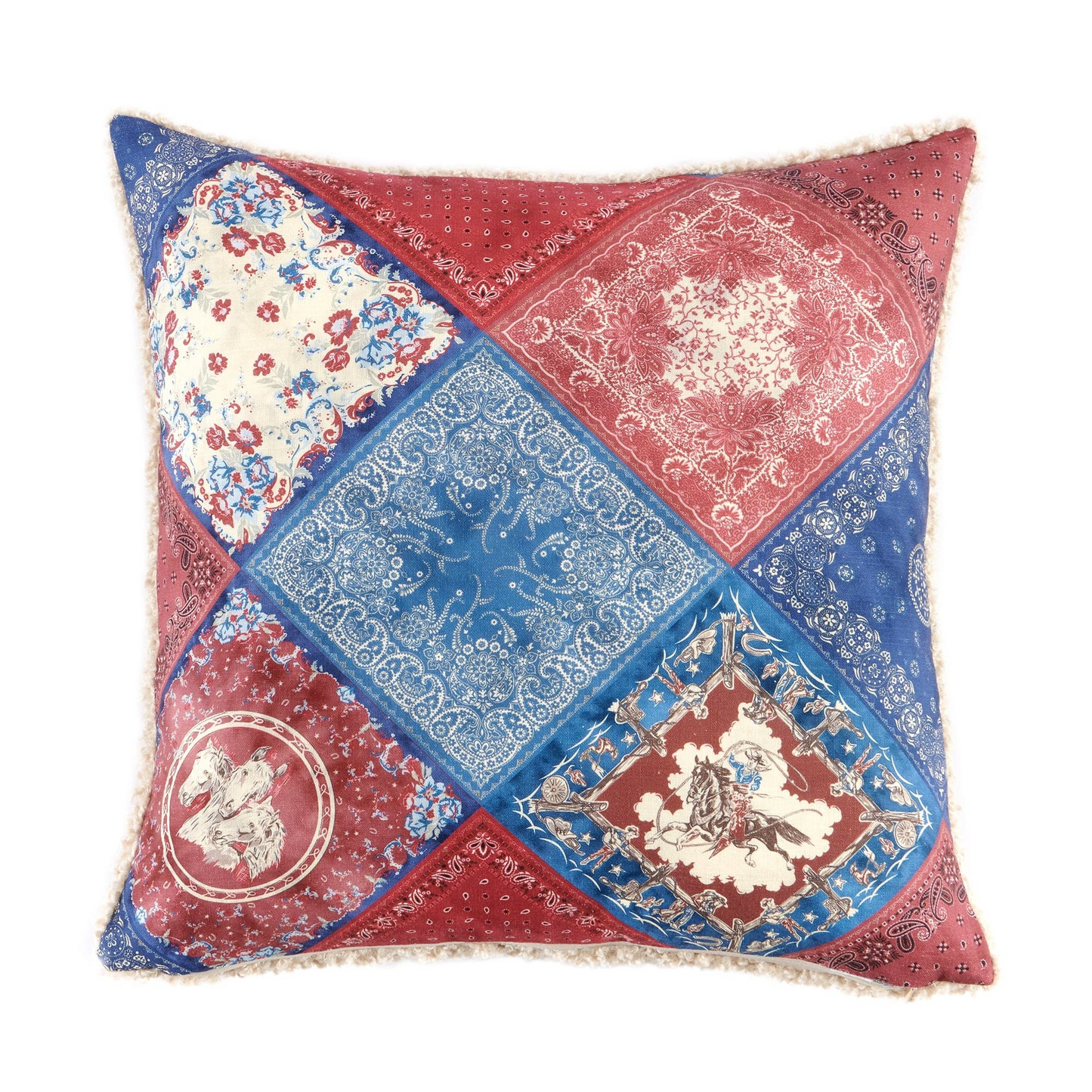 Patchwork Bandana Pillow