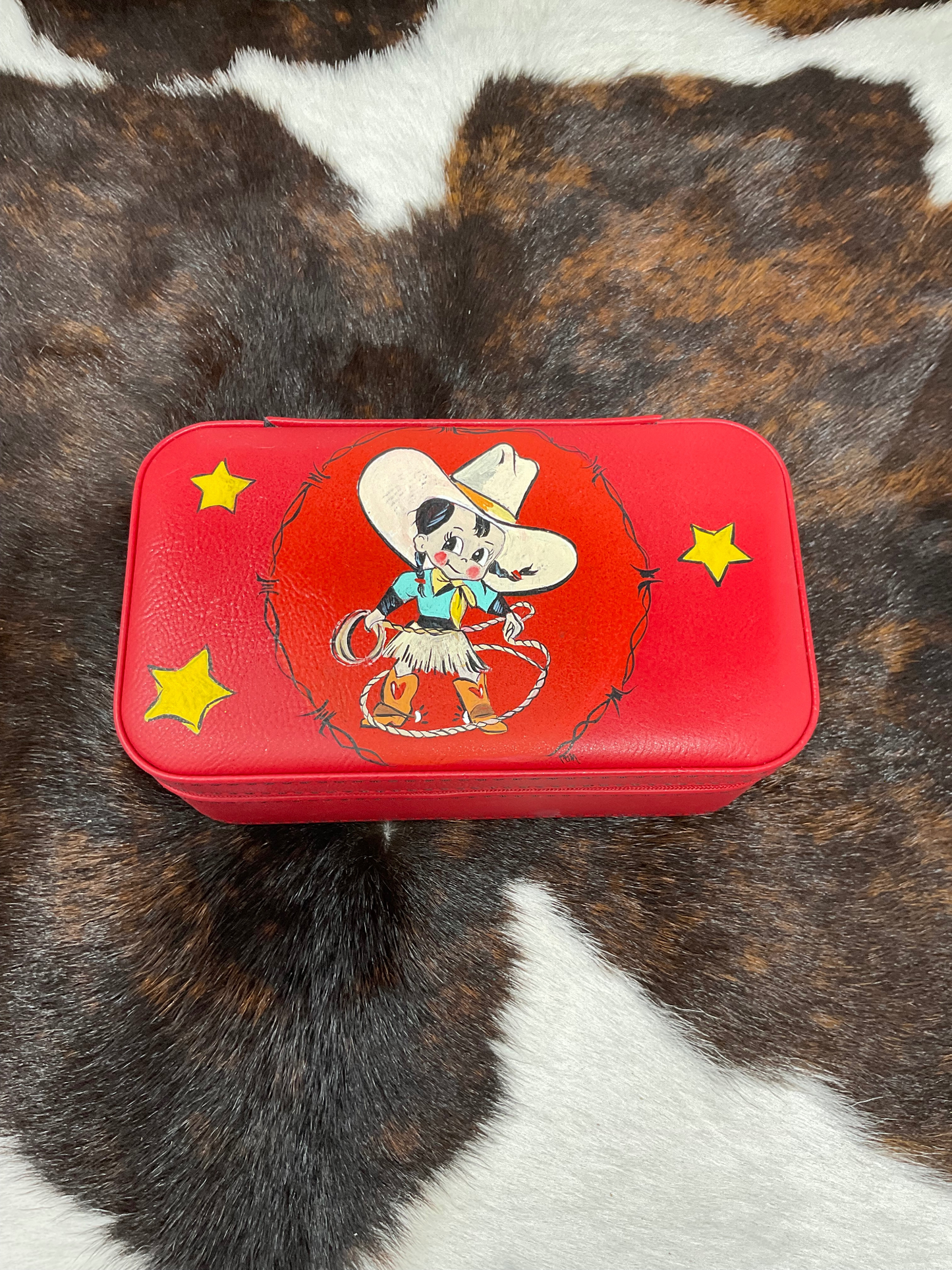 Hand Painted Jewelry Case Large