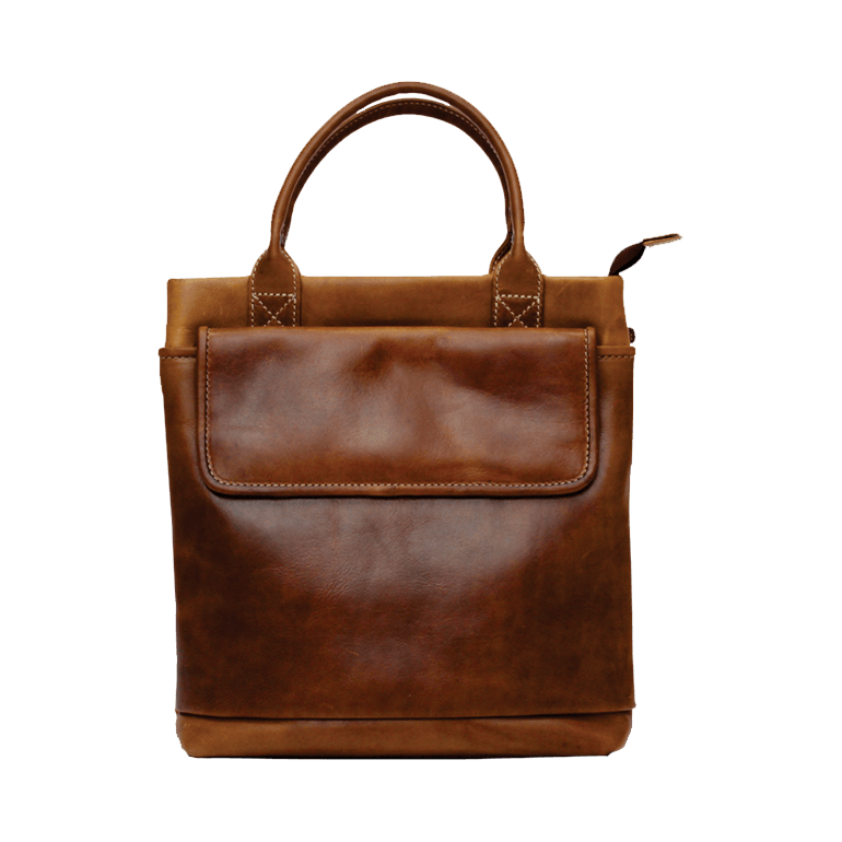 Rugged Earth Leather Tote Purse
