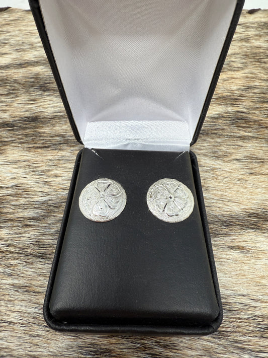 Round Floral Earrings