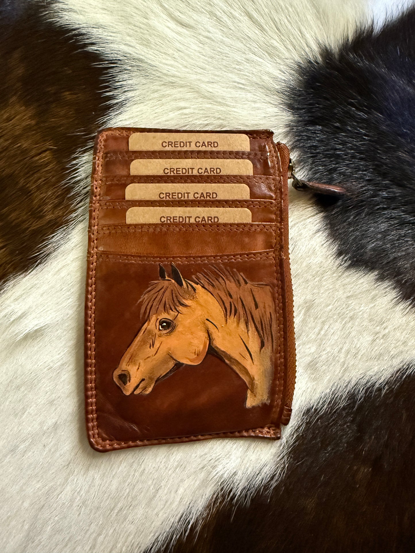 Hand Painted Card Wallets