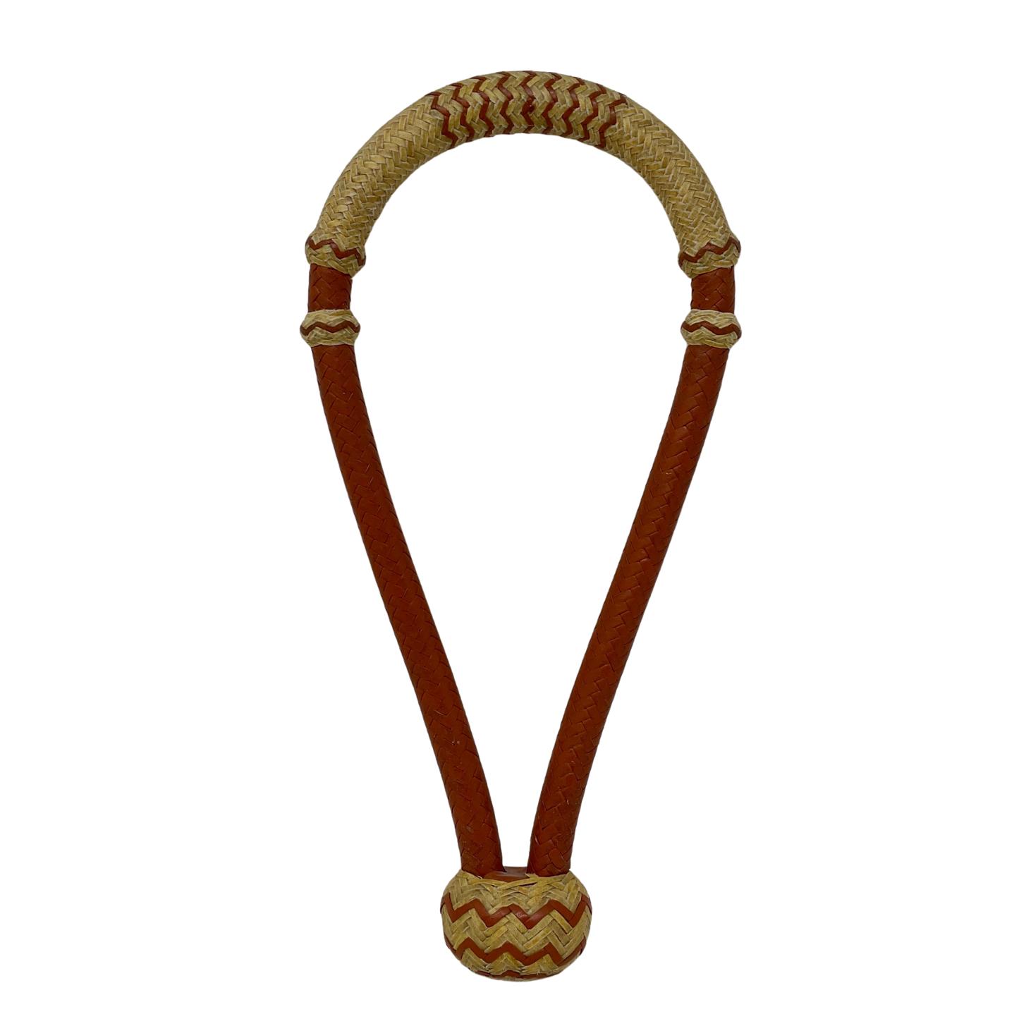 16 Plait 5/8" Roohide w/Accented Rawhide Bosal