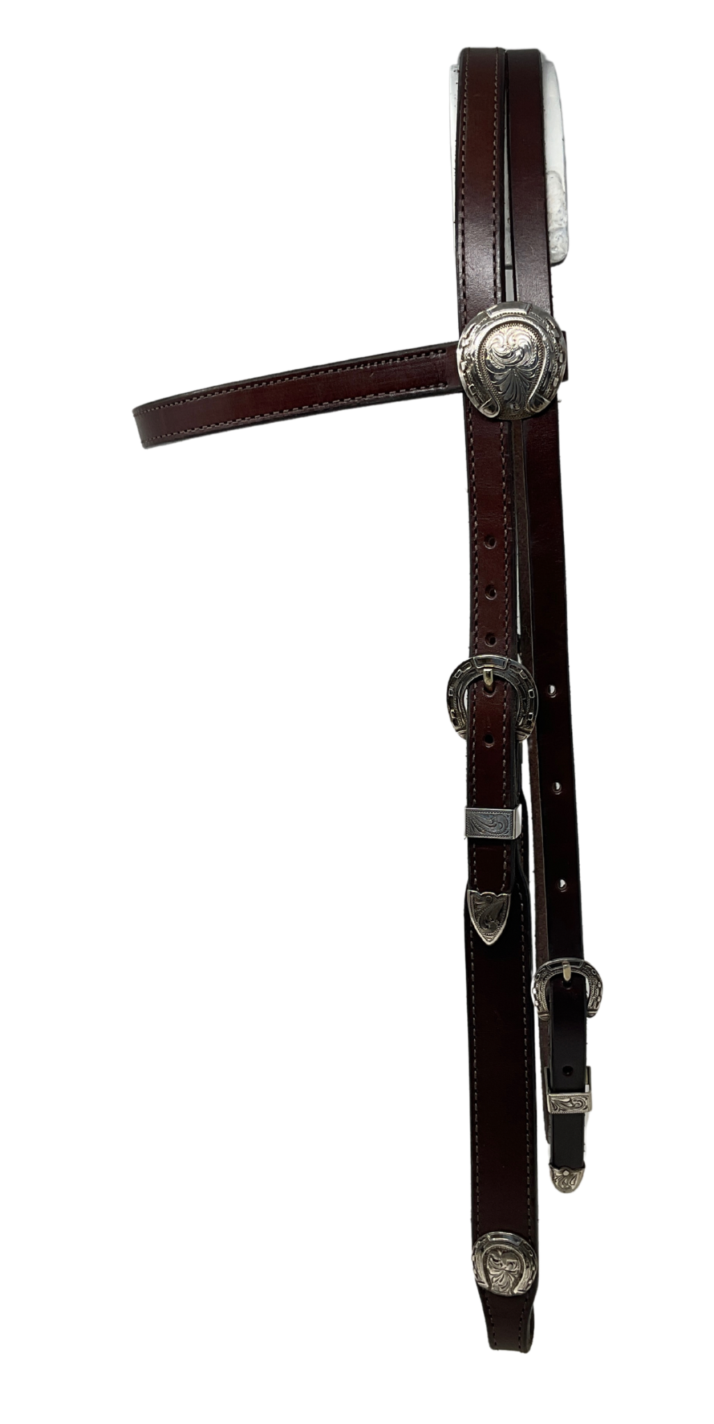 Browband Horseshoe Buckles & Conchos
