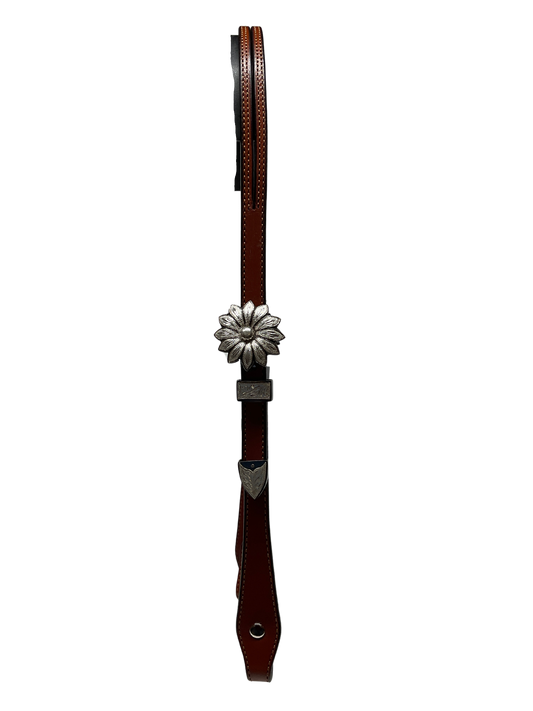 5/8" Split Ear Headstall Daisy Buckle