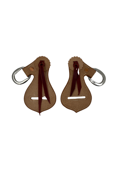 Latigo Keepers w/ Breast collar D's -Pair