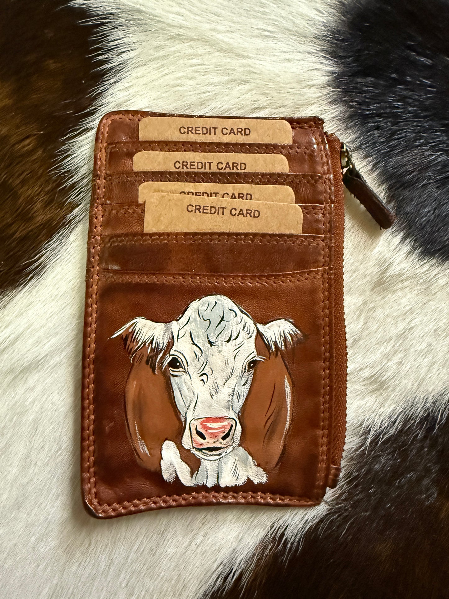 Hand Painted Card Wallets