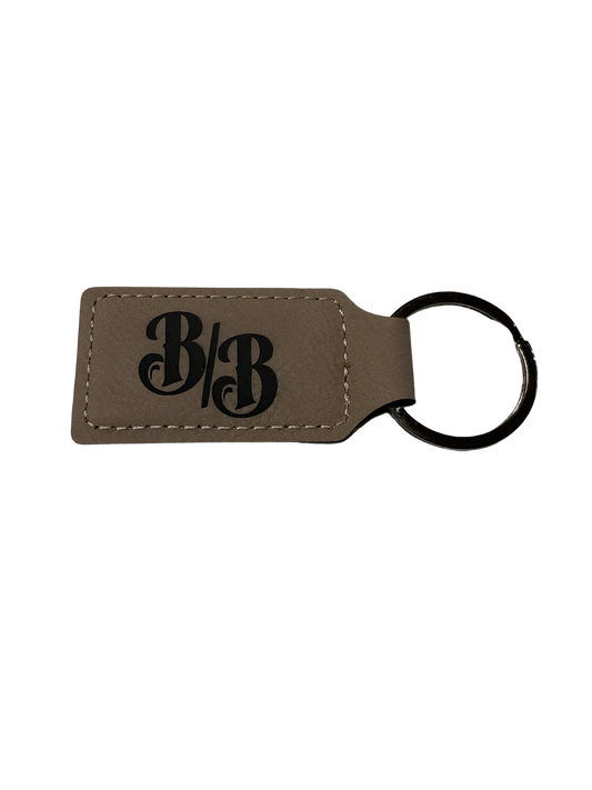 Buckaroo Businesses Leather Keychain