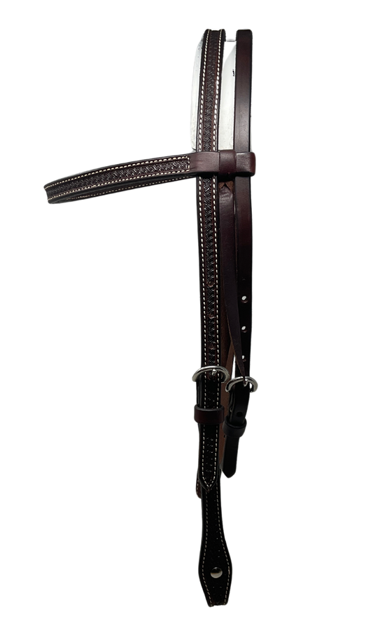 Crazy Basket Stamped Browband