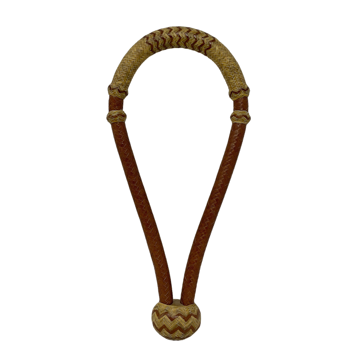 16 Plait 5/8" Roohide w/Accented Rawhide Bosal