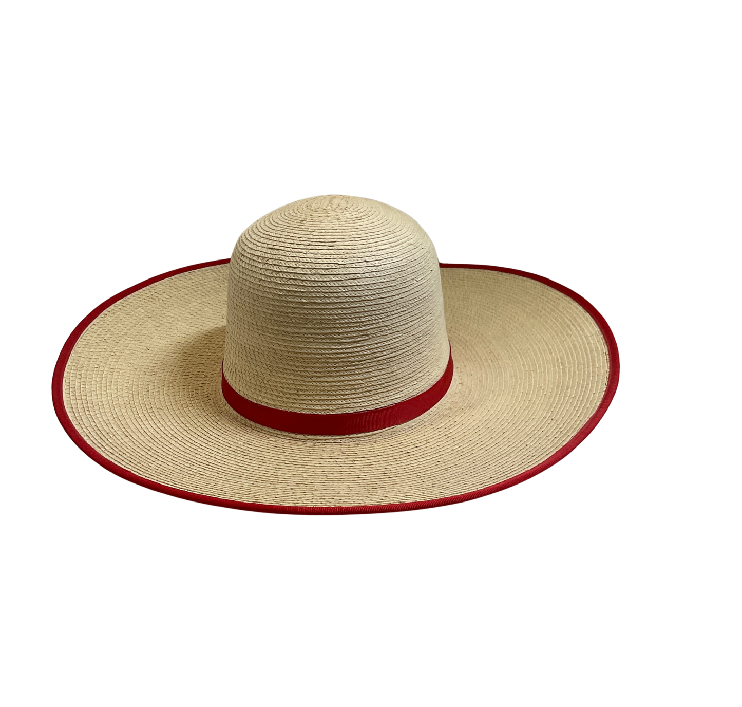 Palm Leaf Hat Bound Edge 7 1/8