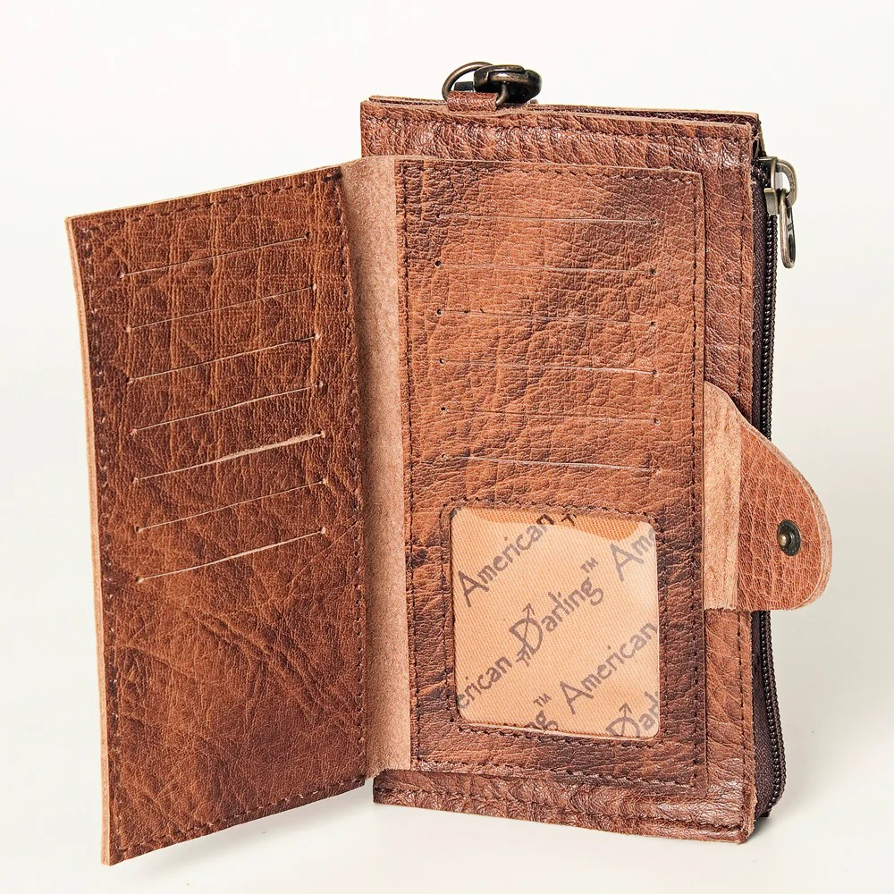 Brown Leather Cardholder Wallet
