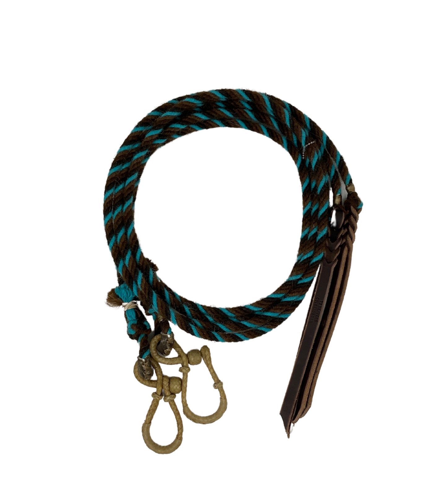 Alpaca Split Rein W/Rawhide Connectors