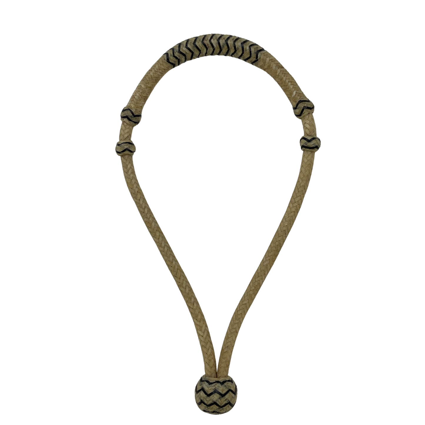 16 Plait Rawhide w/Accents Bosalita