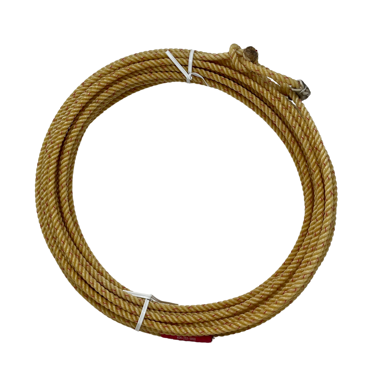 Red Flecked Ranch Nylon 3 strand Rope