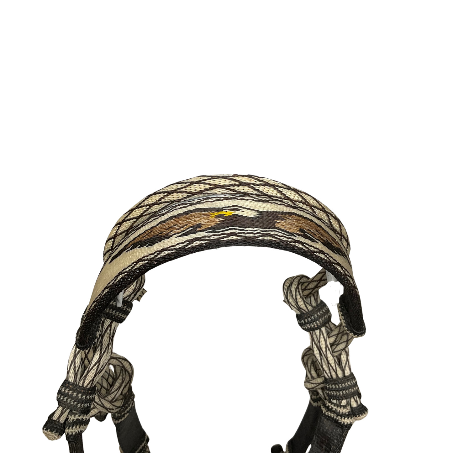 Hitched Horsehair Headstall- Eagle w/Roping Reins
