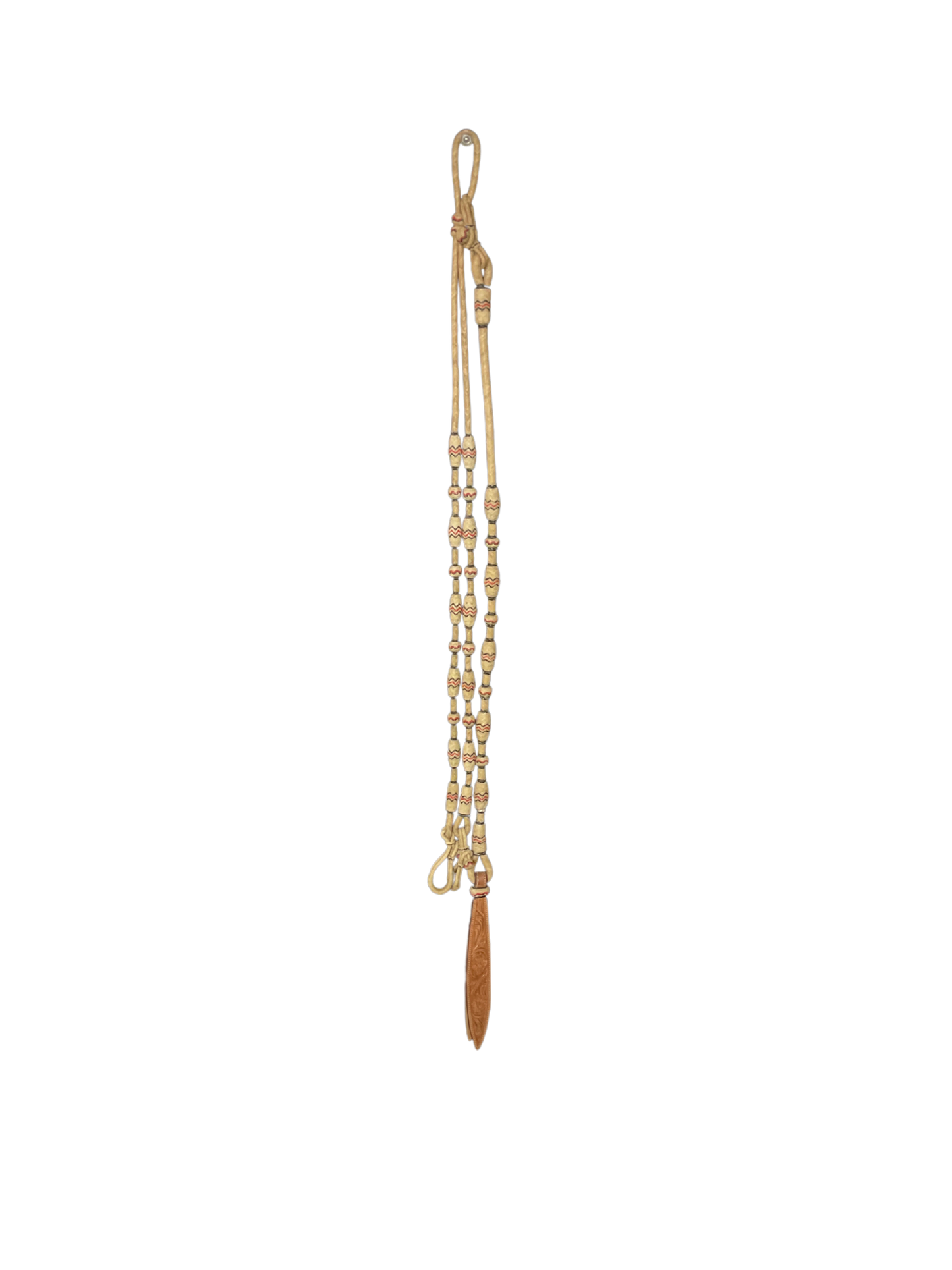 12 Plait Cowboy Accented Romal Reins