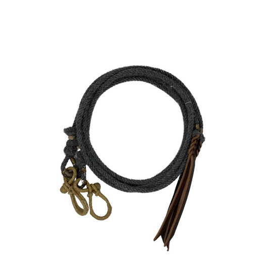 Alpaca Split Rein W/Rawhide Connectors