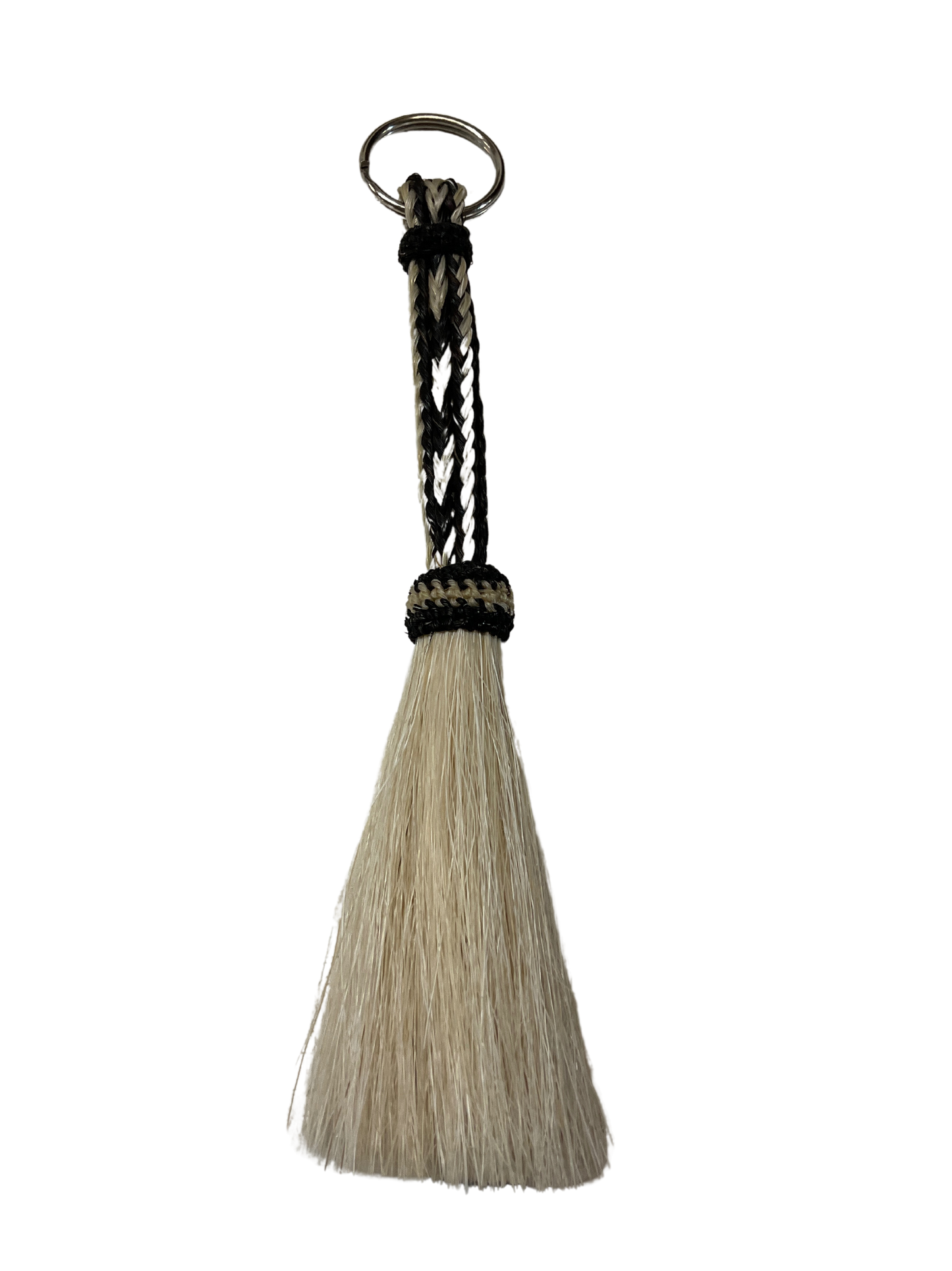 Flat Braided Horsehair Keychain