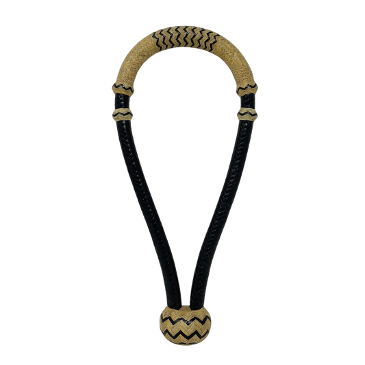 16 Plait 5/8" Roohide w/Accented Rawhide Bosal