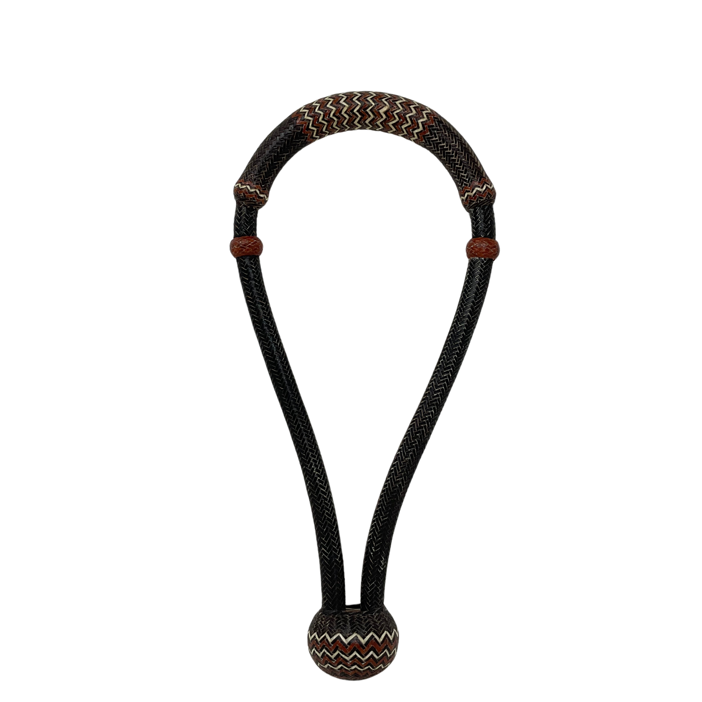 32 Plait 1/2" Rawhide w/Accents Bosal