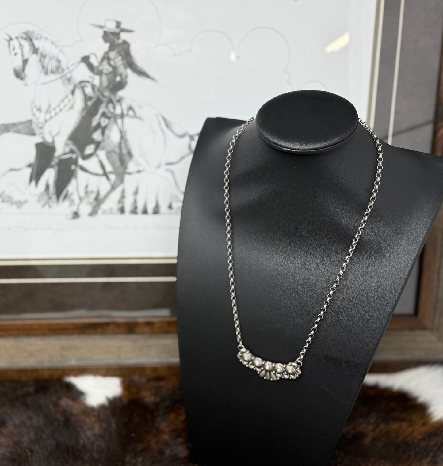 Sterling Silver Bar Necklace