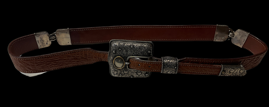 Dave Murray 5/8" Sterling Belt Set w/Belt