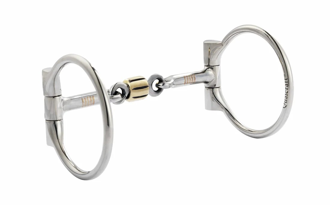 201QC - Smooth Dogbone D-Ring Bit w/Copper Inlays