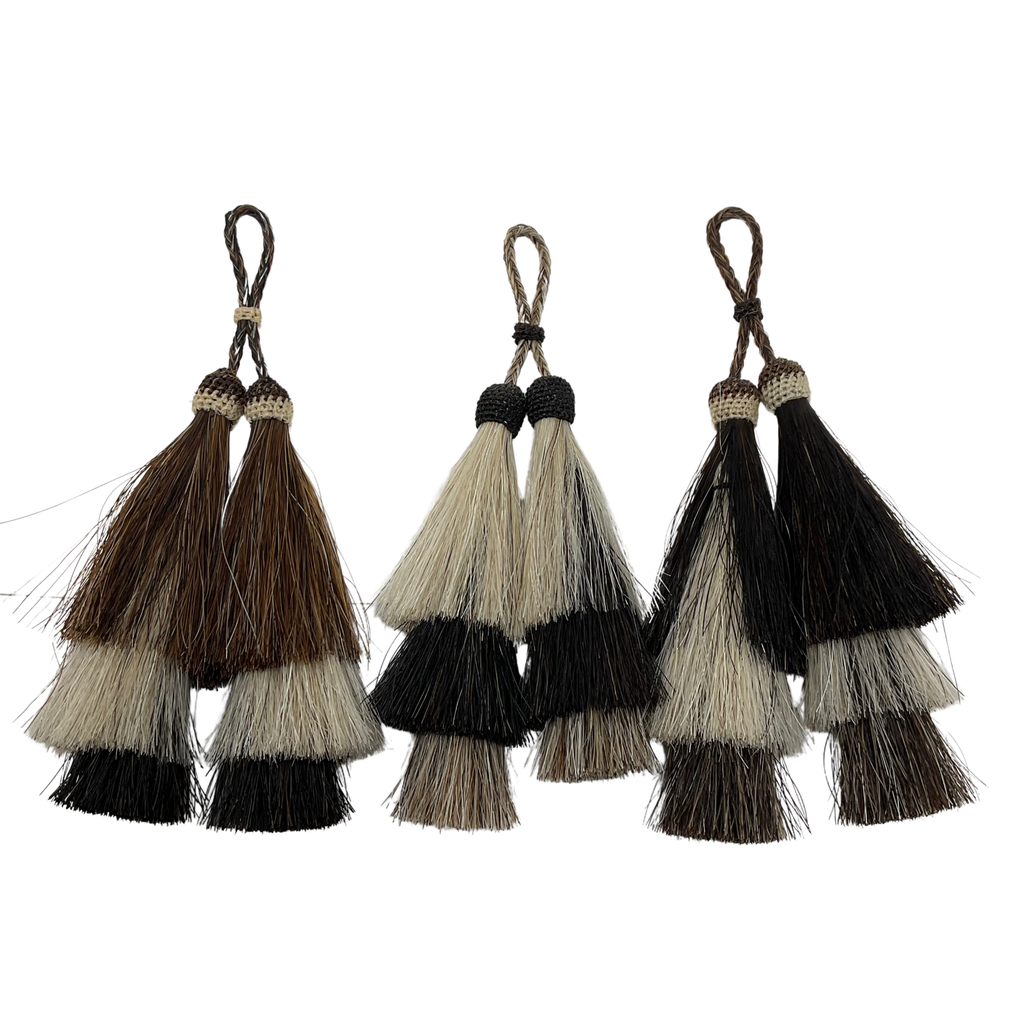 4" Long 3 Tier Double Tassle