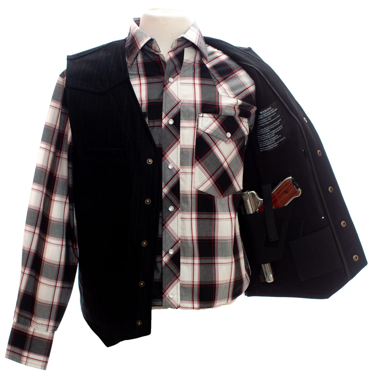Men's Ranger Concealed Carry Vest Black