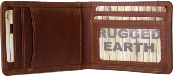 Rugged Earth Fold Over Wallet