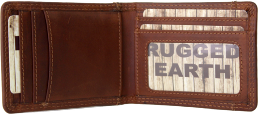 Rugged Earth Fold Over Wallet