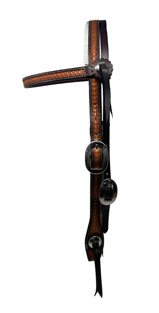 Dyed & Stamped Browband