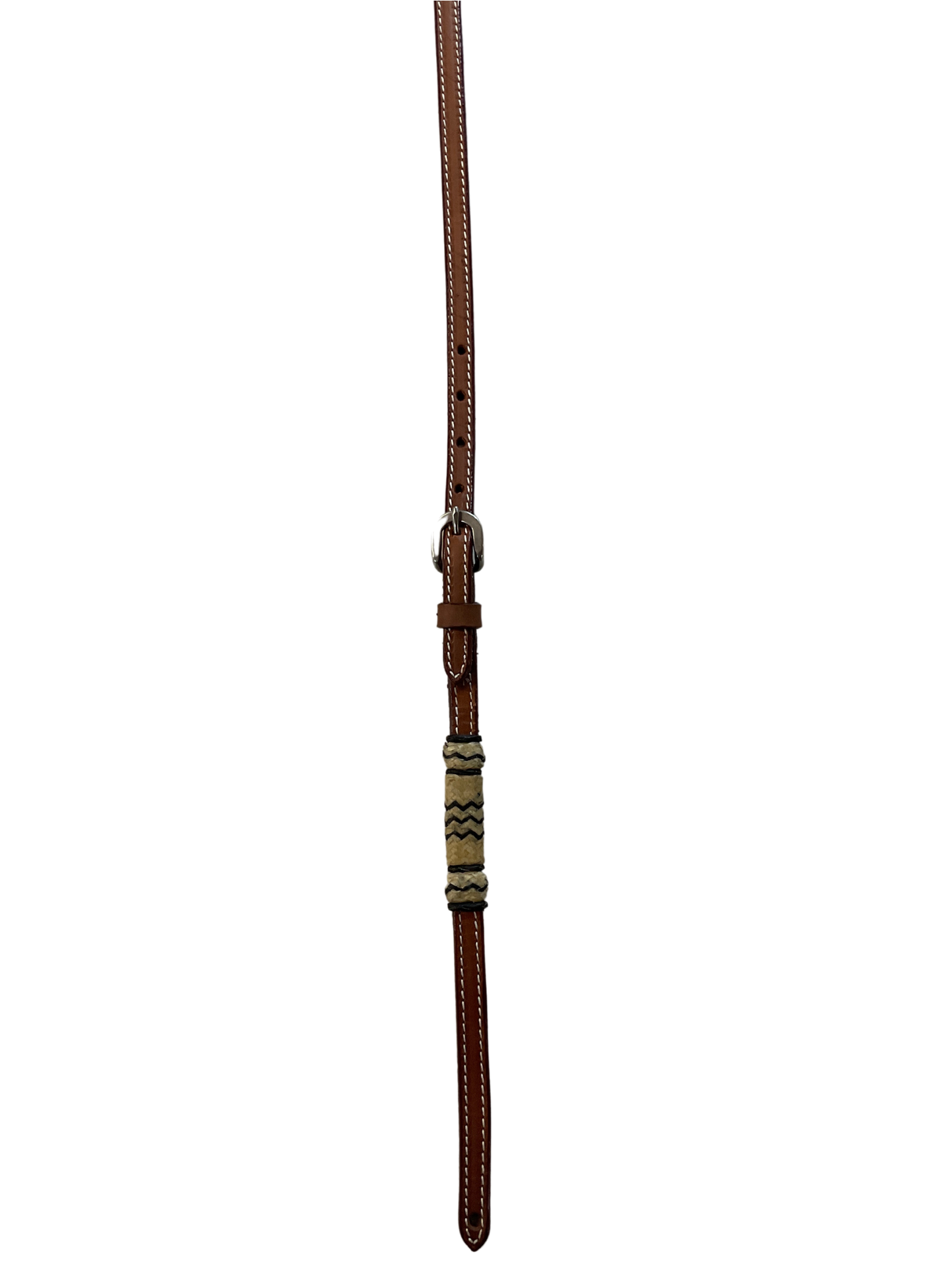 Leather Hanger w/Accented Rawhide