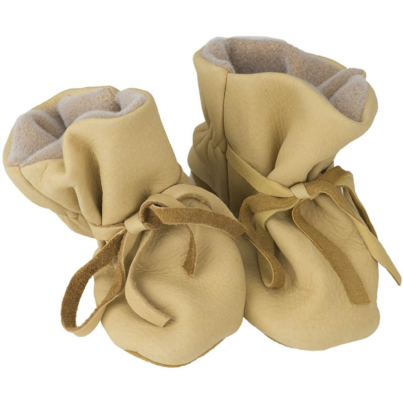 Baby Moccasin- Natural w/Vellux Lining
