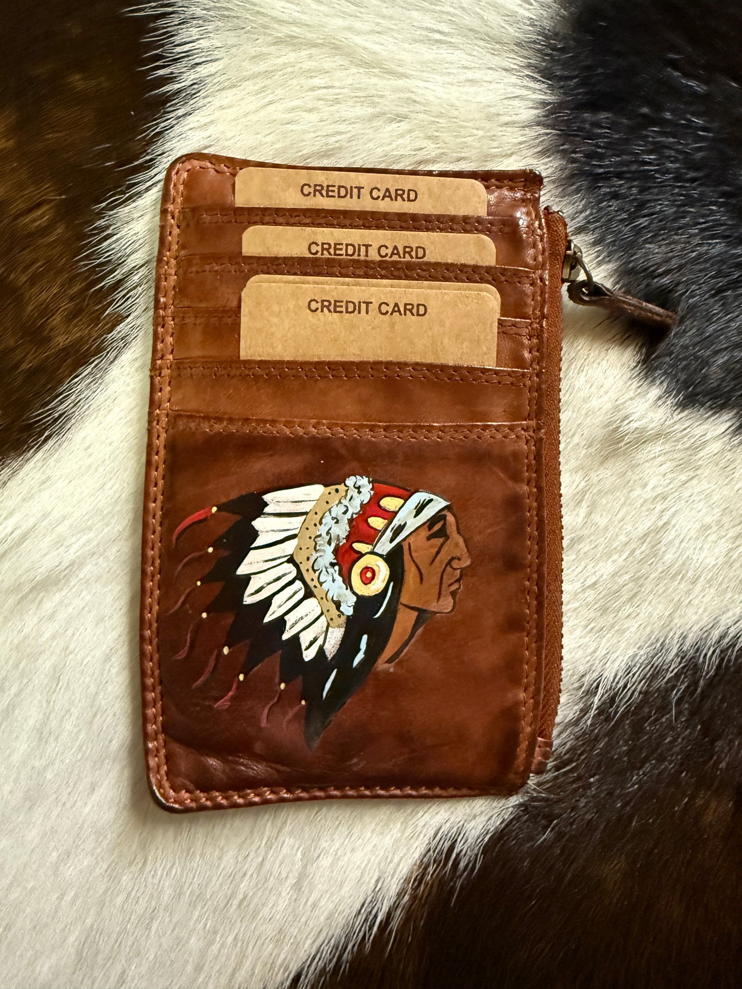 Hand Painted Card Wallets